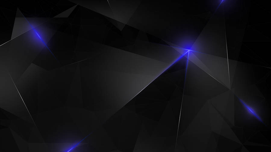 Geometric Dark And Blue Aesthetic Laptop Wallpaper