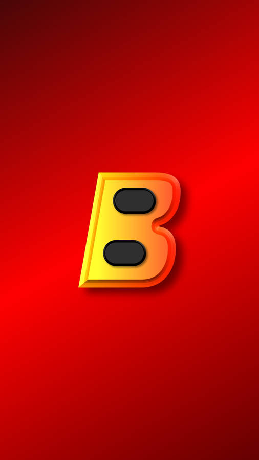 Geometric Letter B Wallpaper