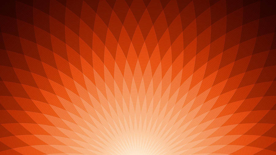 Geometric Orange Presentation Wallpaper