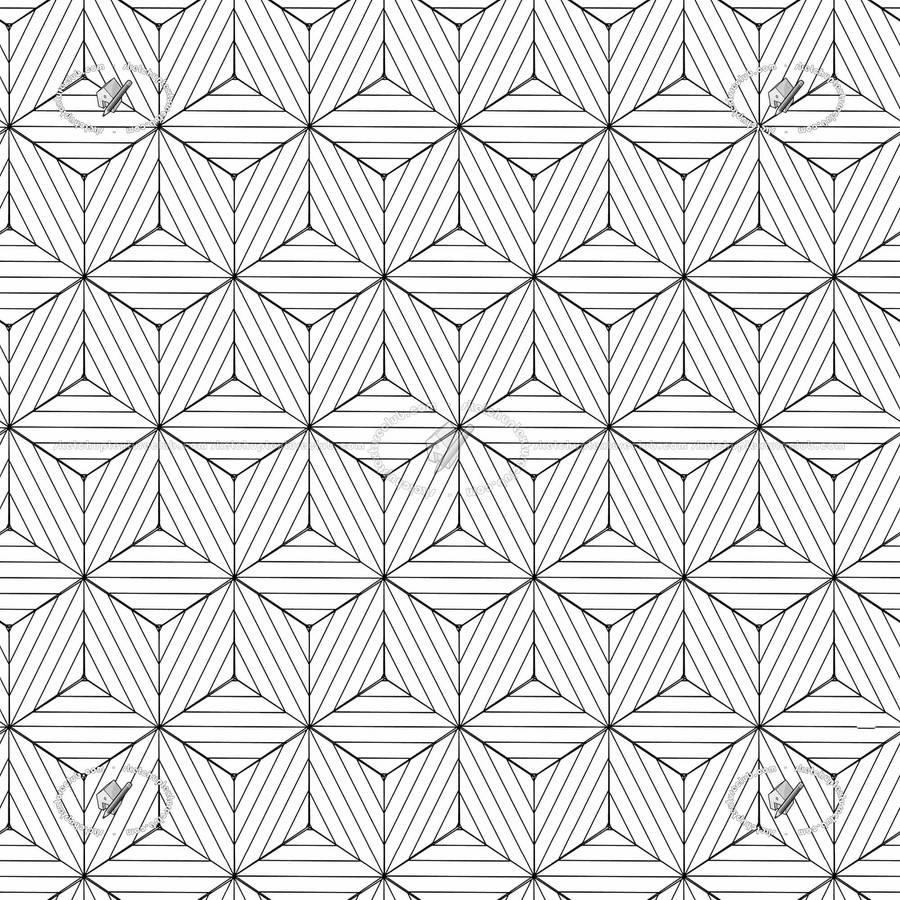 Geometric Vector White Pattern Wallpaper