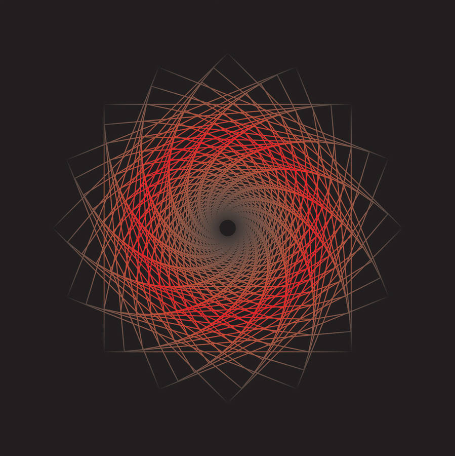 Geometric Vortex Wallpaper