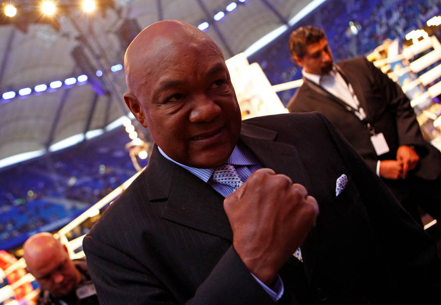 George Foreman Flexes Wallpaper