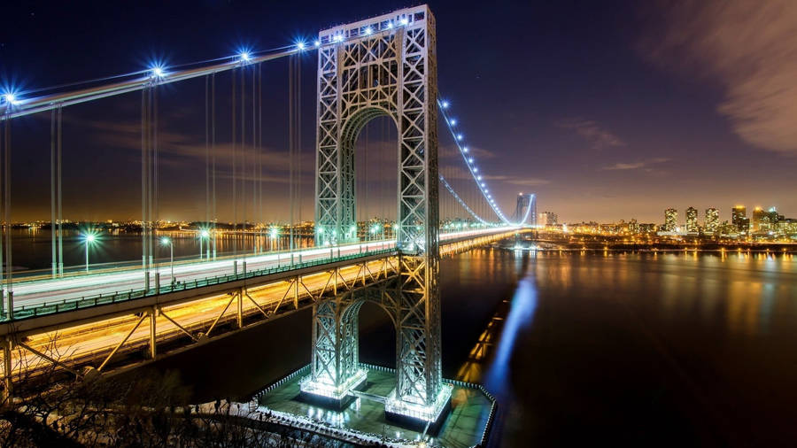 George Washington Bridge Night Wallpaper