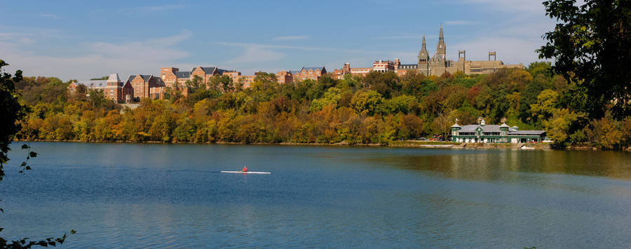 Georgetown University Potomac River Wallpaper