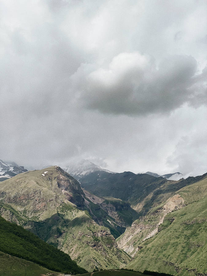 Georgia Kazbegi Mountains Wallpaper