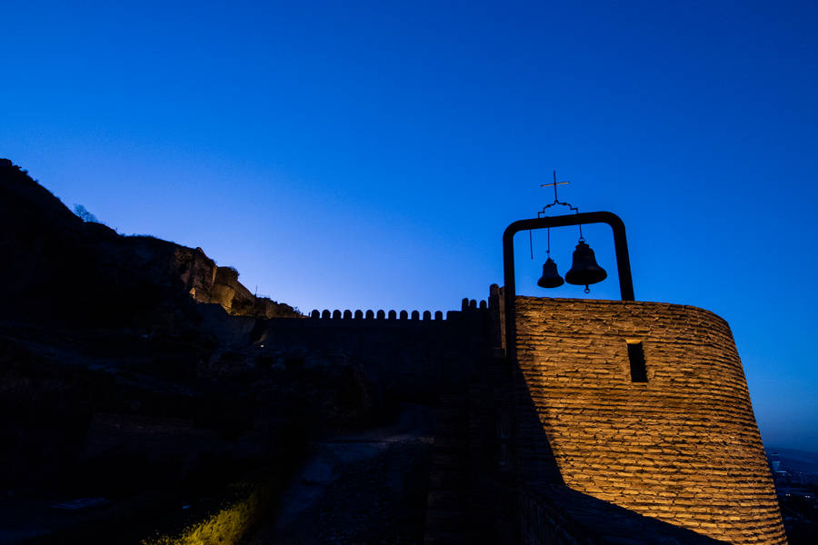 Georgia Narikala Ancient Fortress Wallpaper