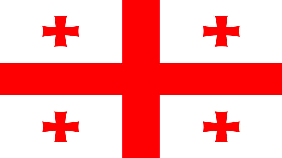 Georgia National Flag Wallpaper