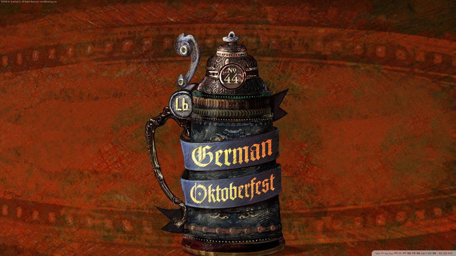 German Oktoberfest Beer Stein Wallpaper