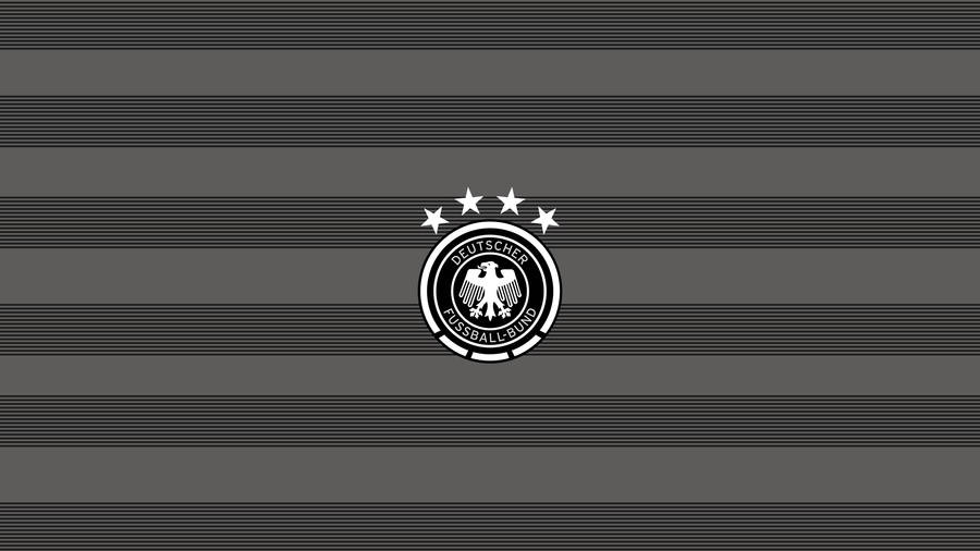 Germany National Football Team Pinstripe Graphic Art Wallpaper