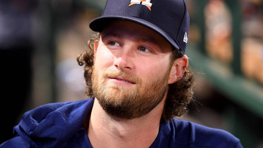 Gerrit Cole Smiling Slightly Wallpaper