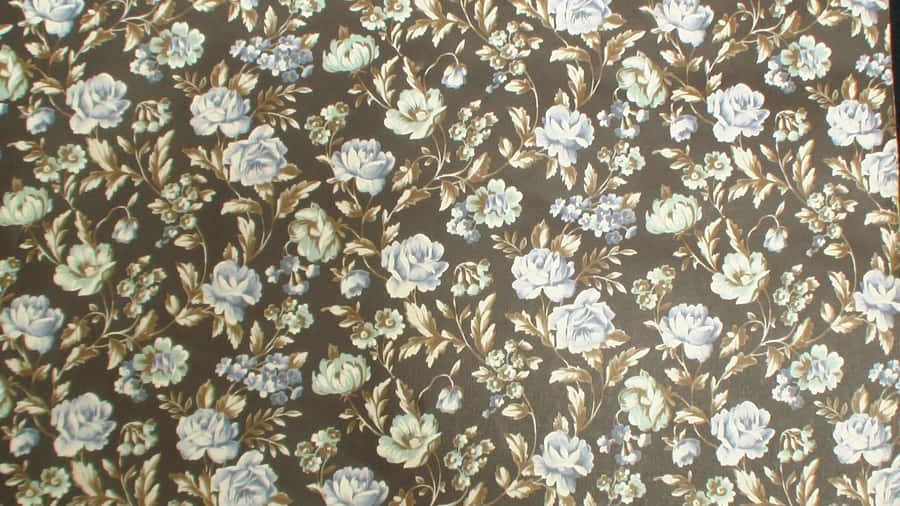 Get Groovy In This 70s-inspired Flowery Pattern! Wallpaper