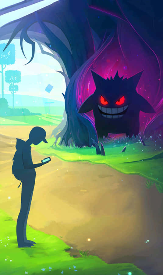 Get In The Spirit Of The Spooky Season With This Festive Take On Pokemon-halloween! Wallpaper