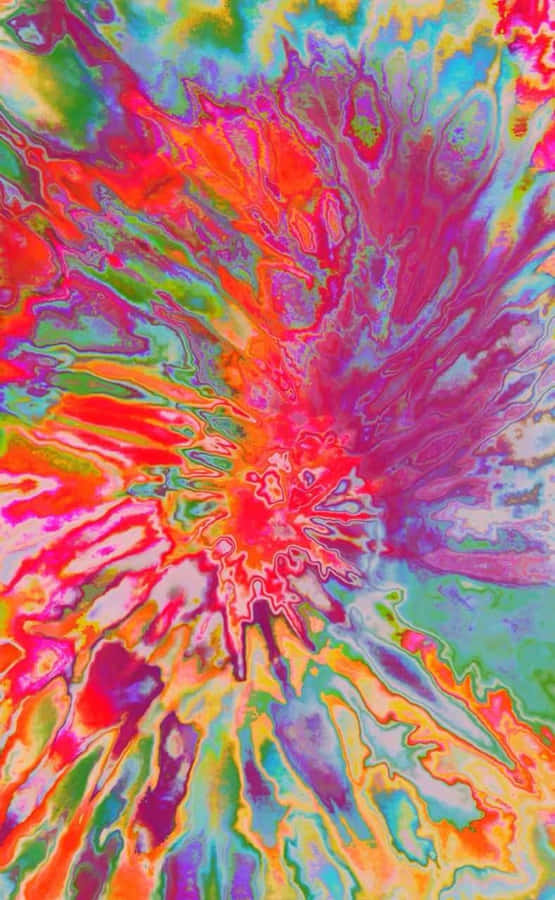 Get Inspired By This Vibrant And Unique Pretty Tie Dye Wallpaper! Wallpaper