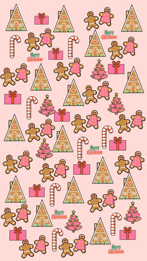 Get Into The Festive Spirit With This Cute Christmas Phone! Wallpaper