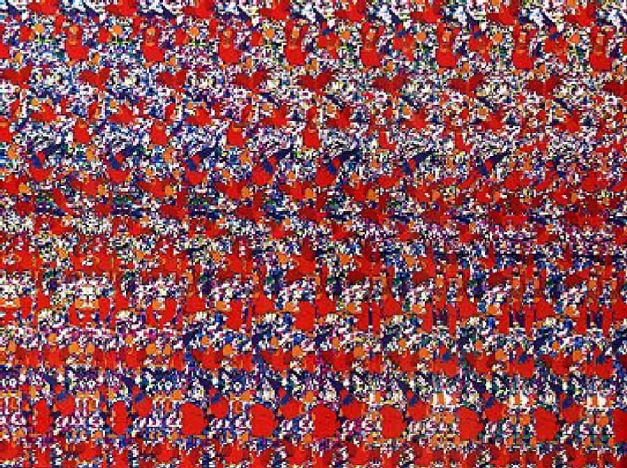 Get Lost In The Captivating Swirls Of This Magic Eye Wallpaper
