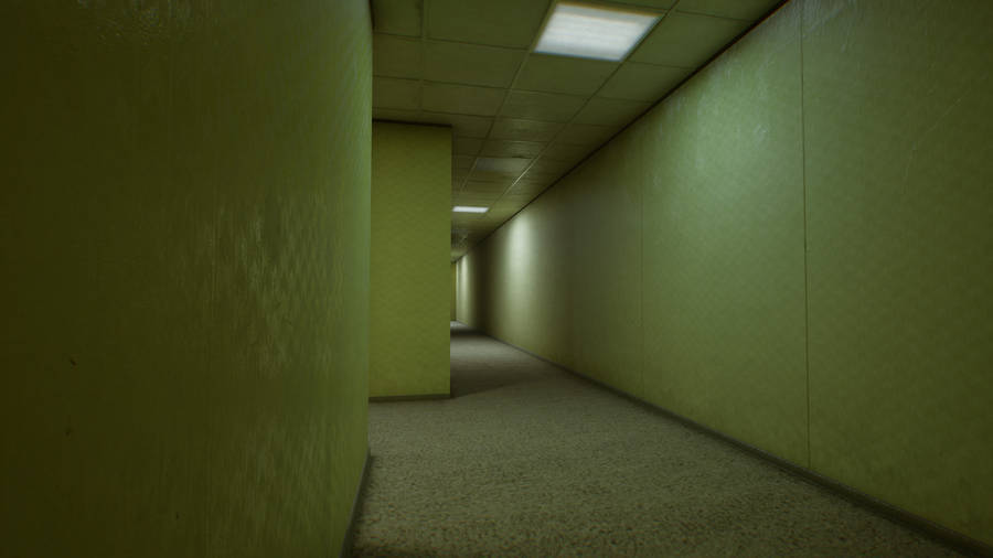 Get Lost In The Mysterious And Mind-bending Backrooms. Wallpaper