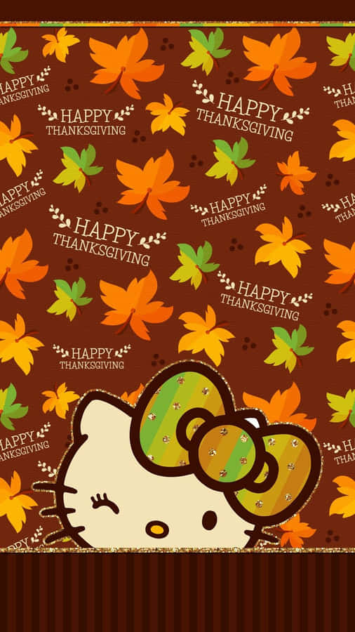 Get Ready For A Fun And Festive Hello Kitty Thanksgiving! Wallpaper