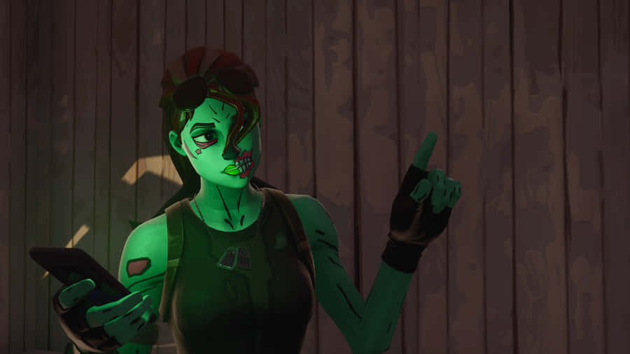 Get Ready For Battle In The Cool Ghoul Trooper Skin Wallpaper