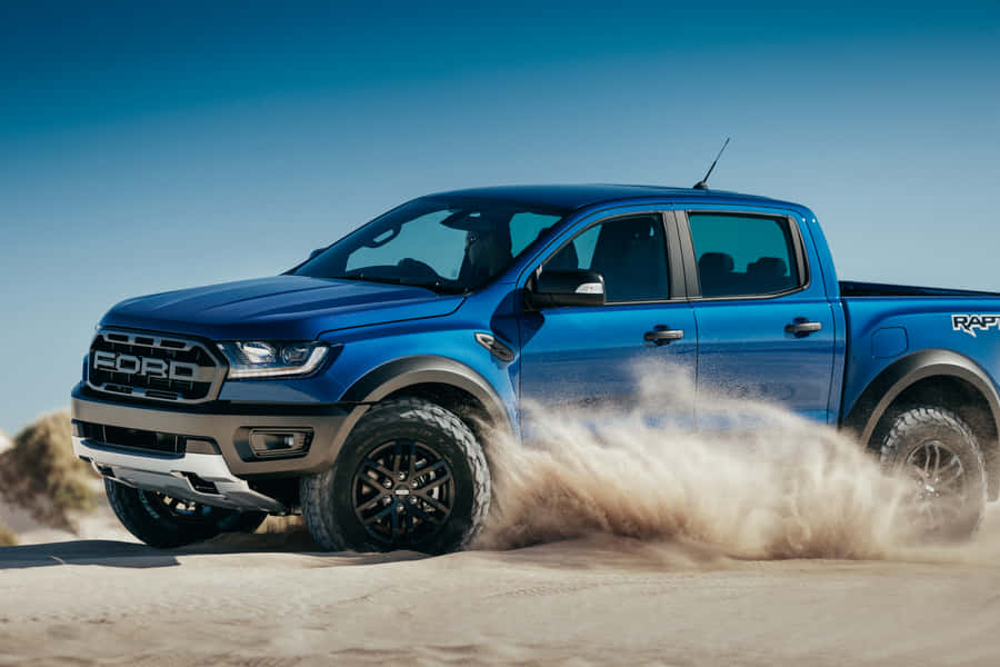 Get Ready To Hit The Off-road In A Ford Truck Wallpaper