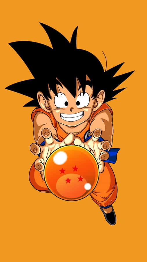 Get Ready To Take On The World With This Dragon Ball Iphone. Wallpaper