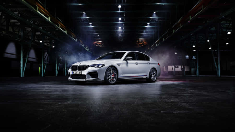Get Sporty And Powerful With The Powerful Bmw M5 4k. Wallpaper