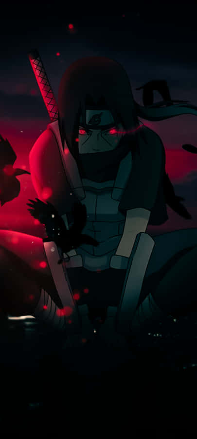 Get Your Share Of The Soul Of The Shinobi - Uchiha Iphone Wallpaper