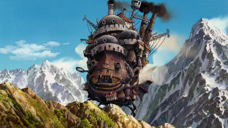Ghibli Howl's Moving Castle Wallpaper