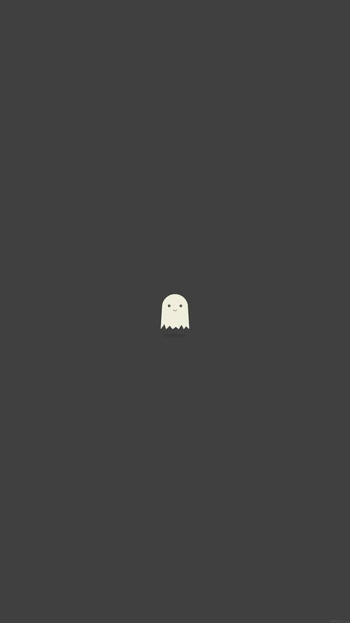 Ghost Simple Iphone Wallpaper