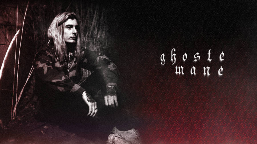 Ghostemane Cross Pattern Wallpaper