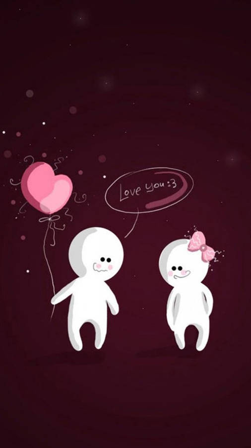 Ghosts Lovers Cute Iphone Wallpaper