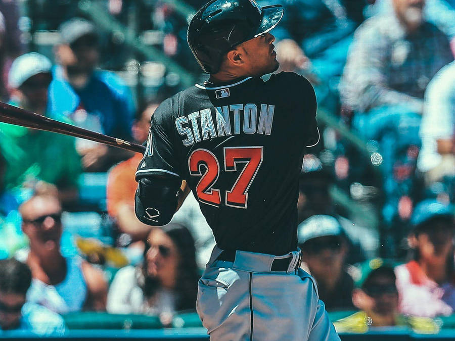 Giancarlo Stanton Remarkable Photo Wallpaper