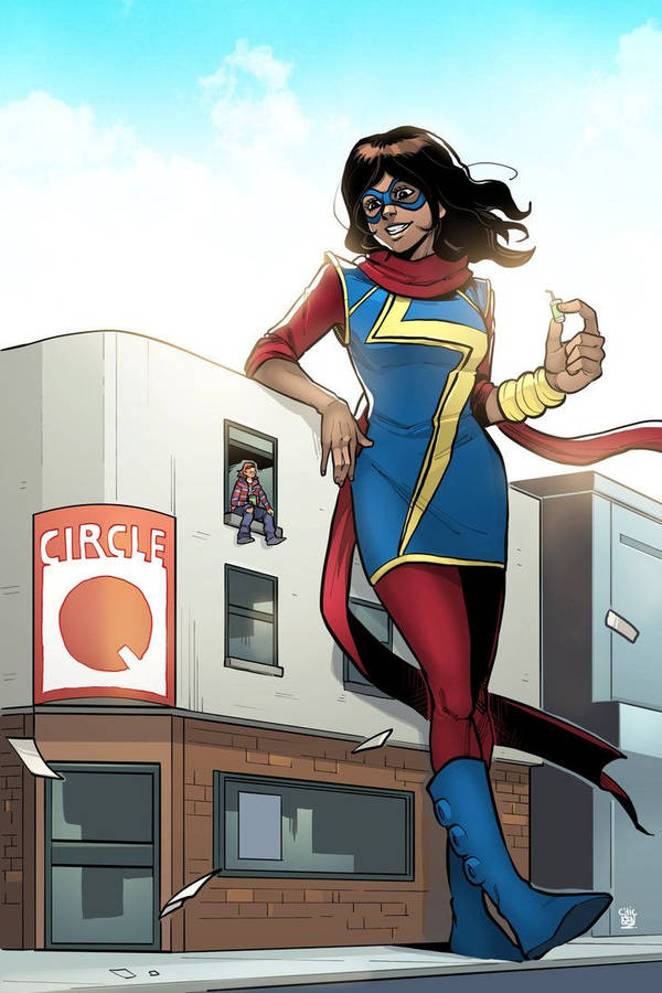 Gigantic Ms Marvel Wallpaper