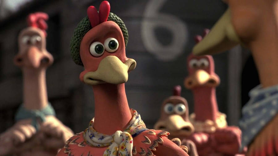 Ginger's Scene In The Chicken Run Movie Wallpaper