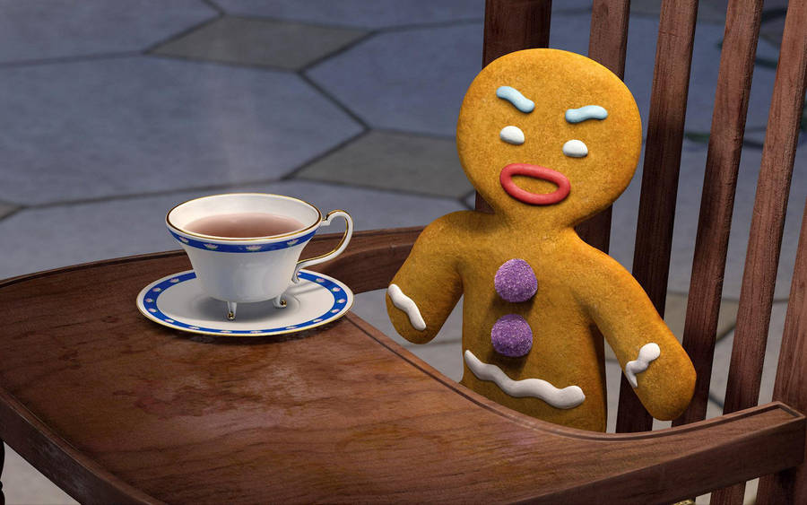 Gingerbread Man From Shrek The Third Wallpaper