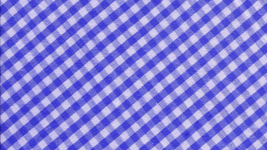 Gingham-style Blue Checkered Wallpaper