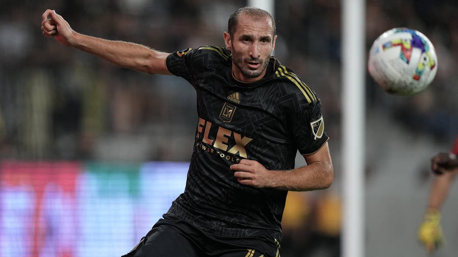 Giorgio Chiellini Kick Ball Los Angeles Vs. Austin Wallpaper