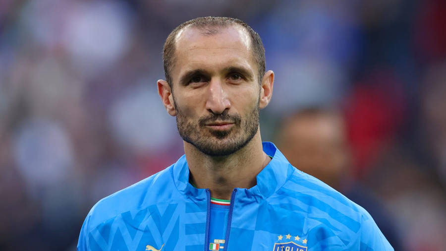 Giorgio Chiellini Smile Italy Vs. Argentina Football Wallpaper