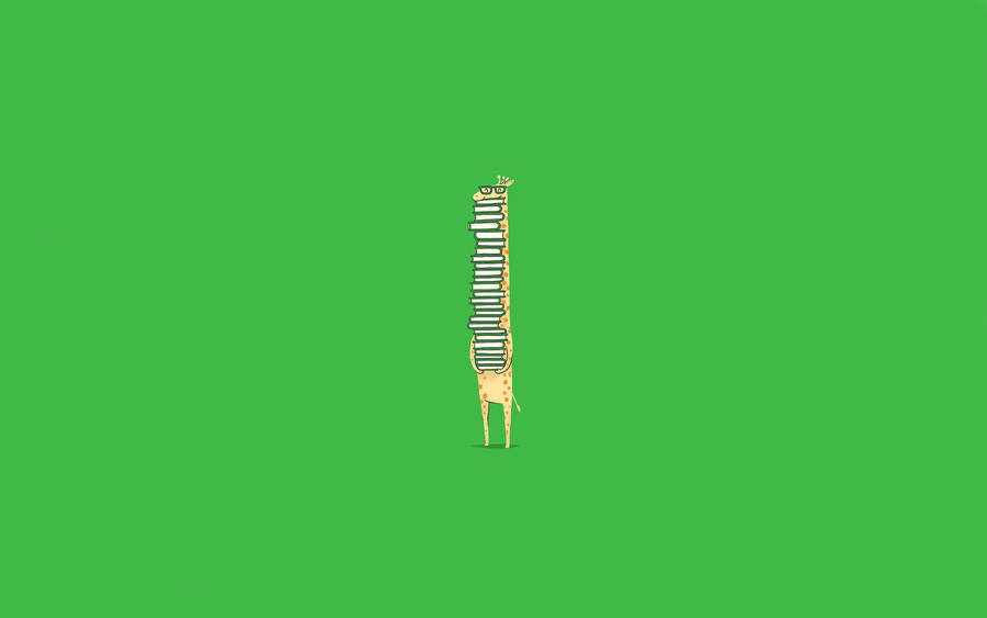 Giraffe Nerd Wallpaper