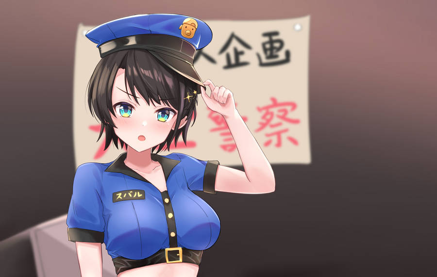 Girls Boobs Police Subaru Wallpaper