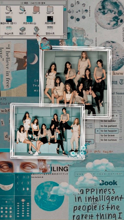 Girls' Generation Blue Aesthetic Wallpaper