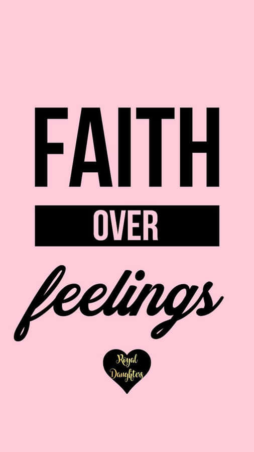 Girly Bible Verse With Faith Wallpaper