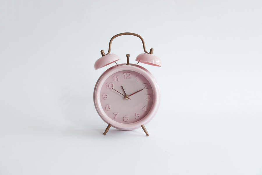 Girly Pink Aesthetic Alarm Clock Wallpaper