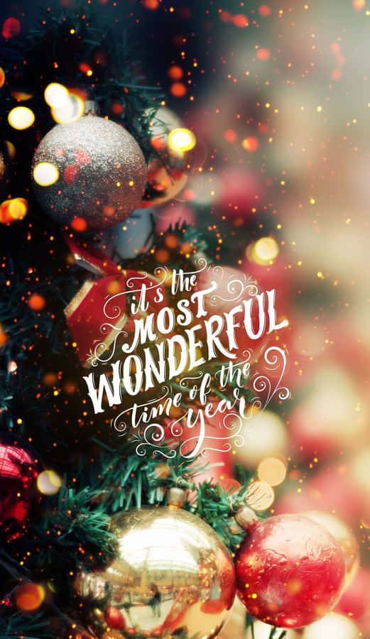 Girly Xmas Quote Wallpaper