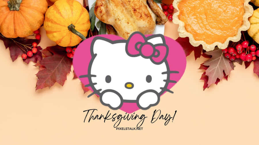 Give Thanks With Hello Kitty Wallpaper