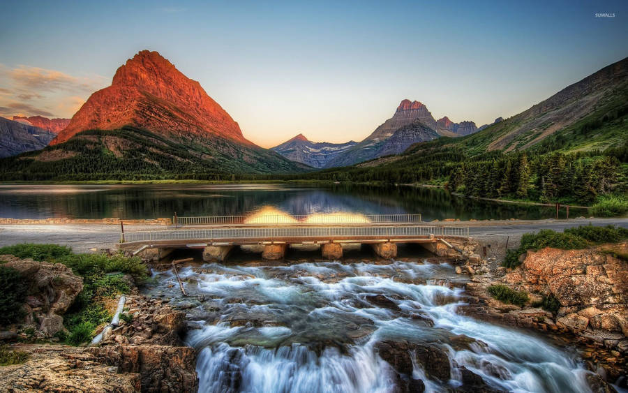 Glacier National Park Bridge Wallpaper