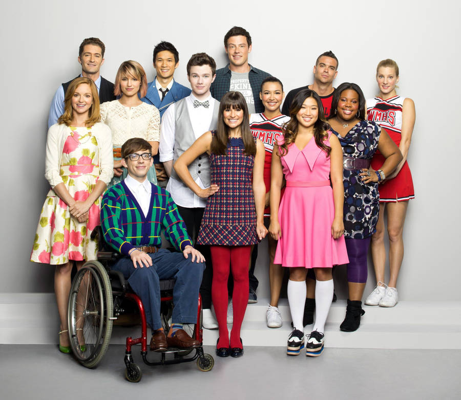 Glee Musical Actors And Actresses Wallpaper