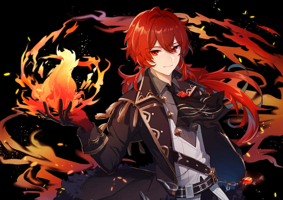 Glimpse At The Mysterious Diluc Wallpaper