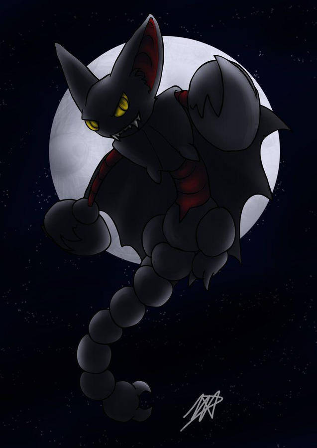 Gliscor Pokemon With Full Moon Wallpaper