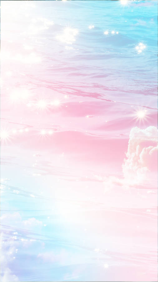 Glistening Water Pastel Minimalist Wallpaper