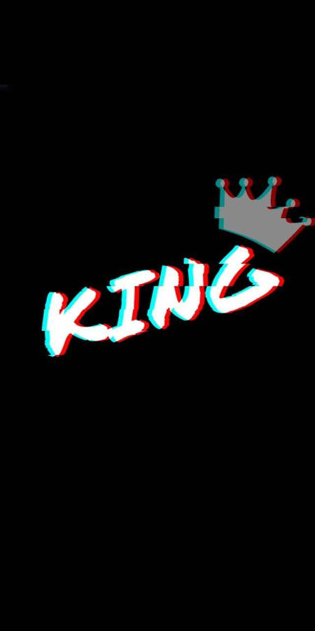 Glitch King Iphone Wallpaper